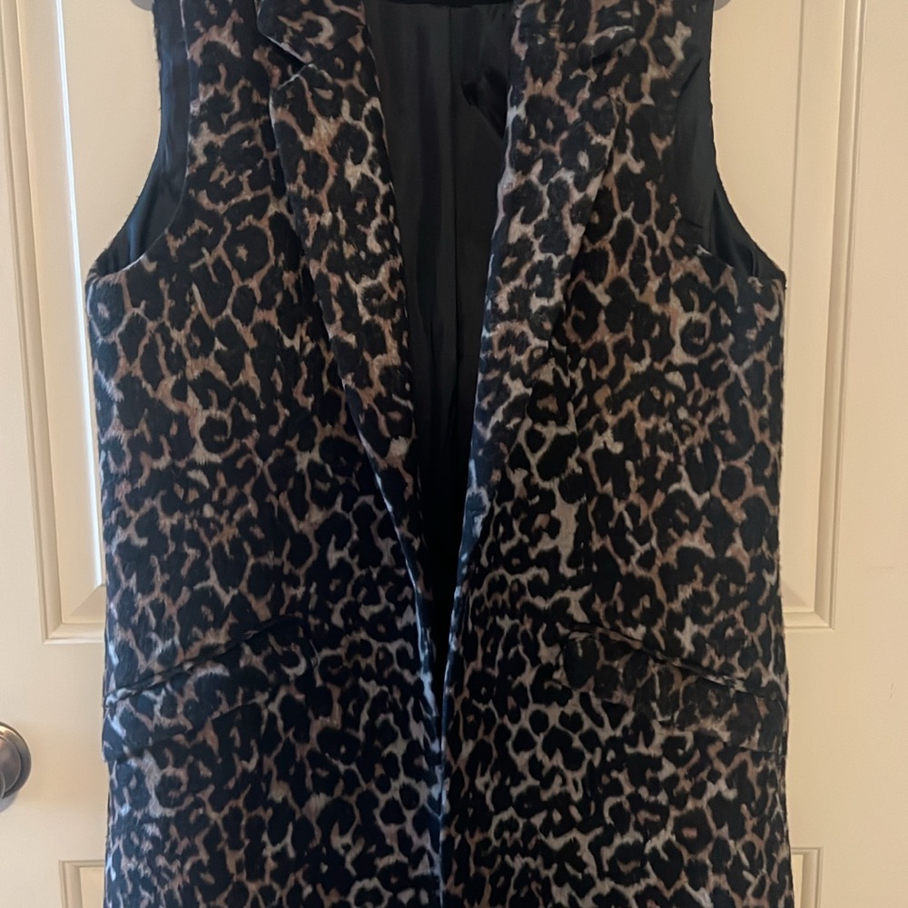 Leopard Print Women's Vest